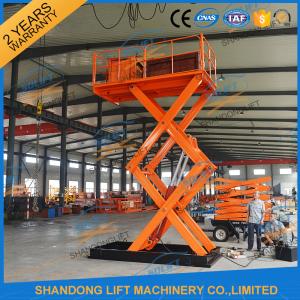 China 1T 5.5M Hydraulic Electric Home Scissor Lift Platform With CE factory