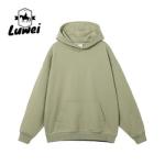 Embroidery Custom Quality Gym Sports Polyester Washed Oversize Sweatshirt White