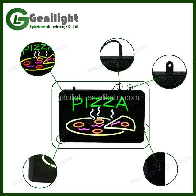 Genilight 56*33 cm LED BRAKES Neon Open Sign for DIY Projects in Retail