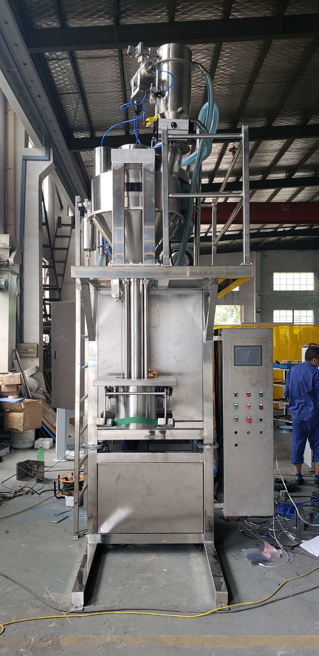 10 Kg Bag Automatic Powder Bagging Machine Scale For Compost Fishmeal Weighing