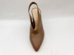 Lt Tan Ladies Soft Leather Sandals 5cm Stylish High Heels Sandals 10 Inch