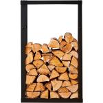 Sturdy Steel Firewood Storage Rack for Indoor and Outdoor Large Size W40x D25 x