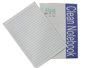 China 100% Virgin Pulp Cleanroom Paper Notebook Stapled Ruled Line / Graph Line factory