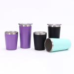 8oz/12oz Double Wall Stainless Steel Thermal Travel Mug Eco Friendly Insulated
