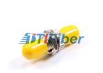 Simplex Singlemode Fiber Optic Adapter Low Insertion Loss ST/UPC