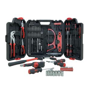 China Rubberized Handle 96Pcs Complete Garage Ergonomic Mobile Mechanic Tool Kit factory
