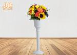 This vase is made of light material fiber glass material. It is Convenient for