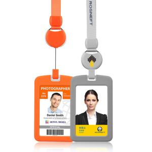 China Office School ID Credit Cards Proximity Key Tastless Green ID Card Holder Protector Pouch factory