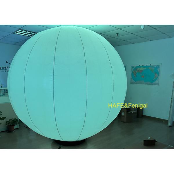 Dia.2.2m Balloon Light With Fan Chassis Continuous Inflation For Exhibition Halls