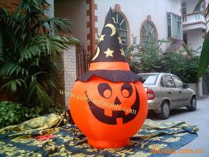 China inflatable Halloween carton mdoel character pumpkin inflatable model factory
