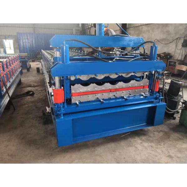 Metal steel corrugated double deck roof sheet forming machine sheet roof roll forming machine