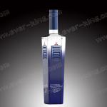 750 ML Crystal White Flint Custom Glass Bottle for Luxury Liquor and Spirit