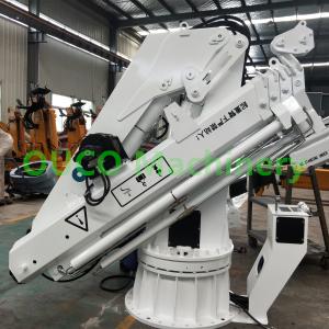 China 1t 10m folding portable Knuckle Boom Marine Cranes factory