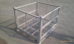 China Transportation Storage Cages On Wheels Silver Custom Color Stainless Steel factory