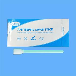 China Sponge Cotton Medical Disinfection Swab Micro Skin Preparation Applicator factory