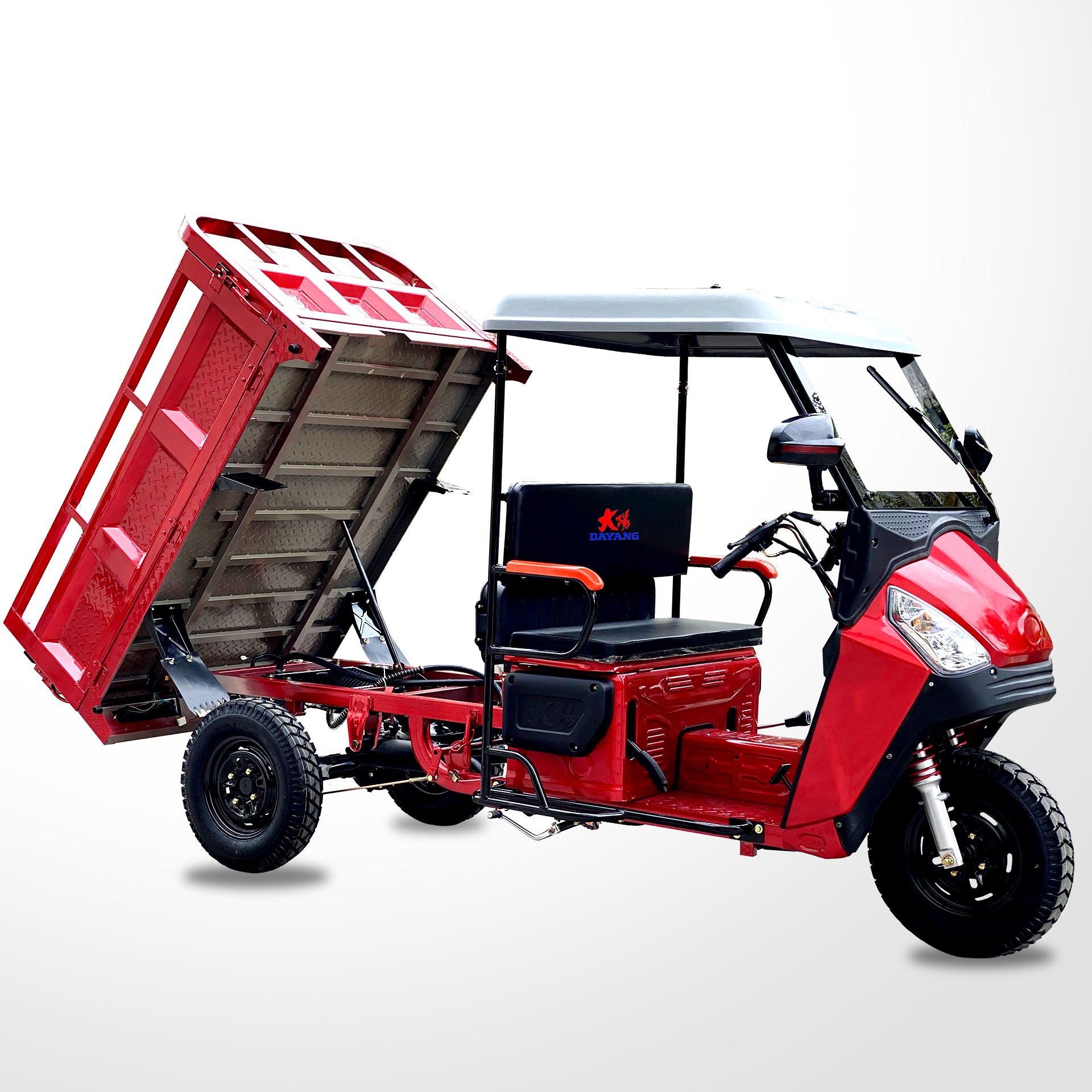 Speed Semi Cabin Windproof 150cc 200CC Cargo Tricycle / 300cc Three Wheel Motorcycle
