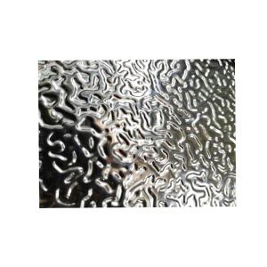 China SS304 Stainless Steel Water Ripple Sheet Plate 0.8mm PVD Color Hot Rolled Stamped Sheet factory