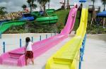OEM Variable Speed Race Slide, Free Fall Slide, Kids / Adults Fiberglass Water