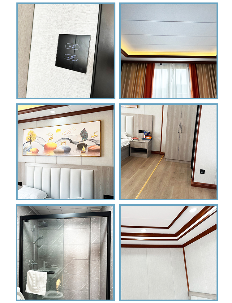 Customized Color Apartment Holiday Cottage Villa Bach Container House Prefab Tiny Home