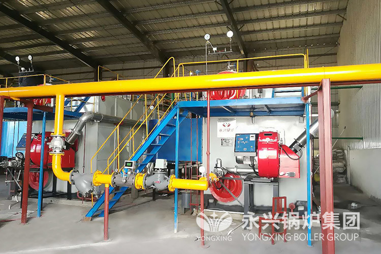 3 Return Fire Tube Condensing Boiler Horizontal Natural Gas Fired Boiler