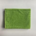 White 100% polyester grid bathroom towel