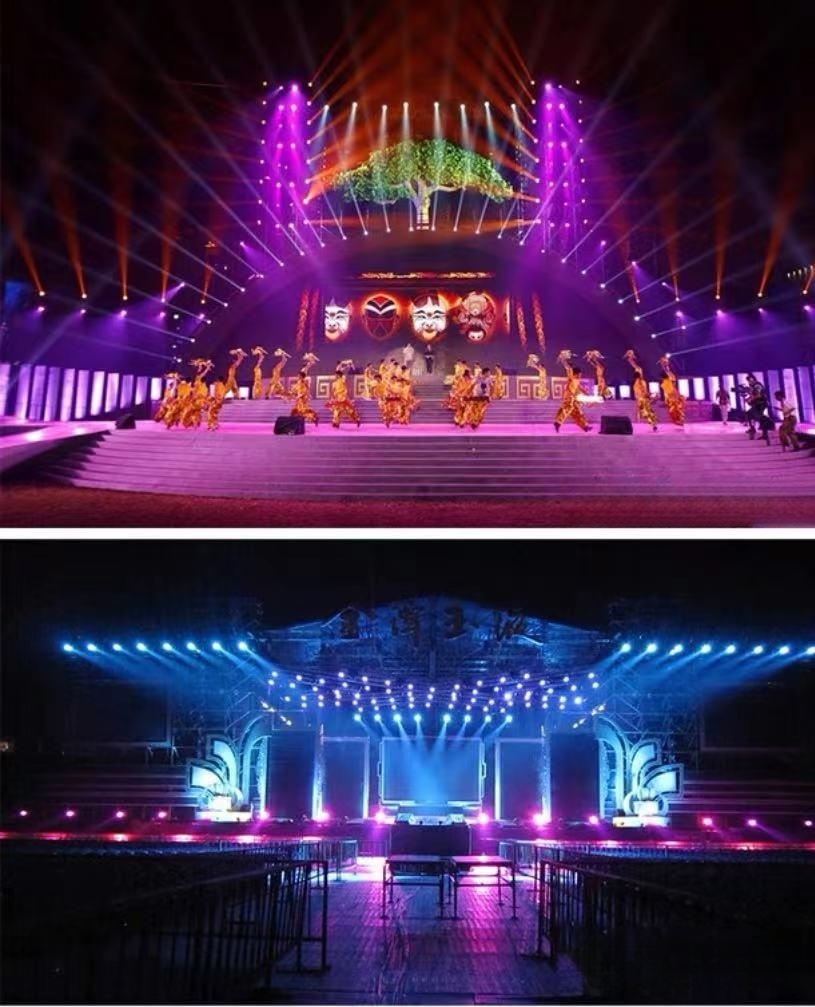 Stage COB Par Light 4 Big Eye 200w LED Blinder Face Light With DMX512