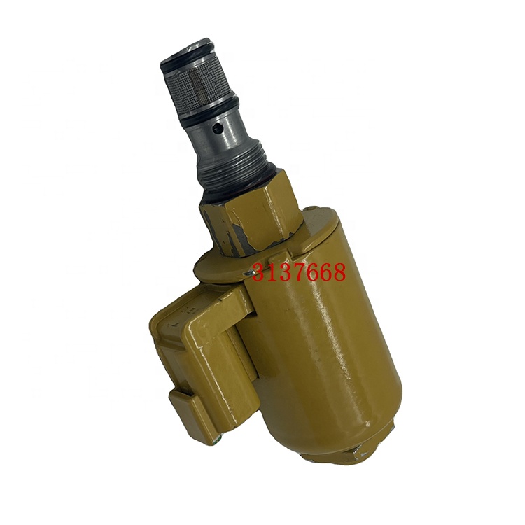 Construction Works Excavator Parts 3137668 Control Solenoid Valve for Caterpillar 400