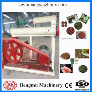 China High processing floating fish food pellet processing machinery with CE approved factory