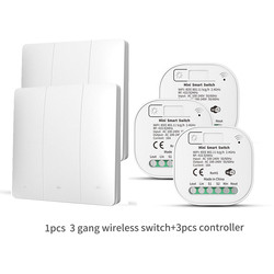 Waterproof Tuya Smart Switch Push Button Panel WiFi Wireless Remote Control