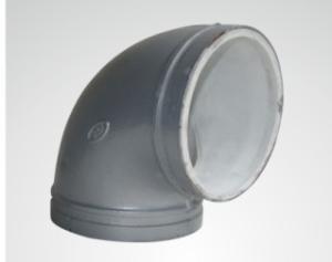 China Recyclable Poly Lined Pipe Fittings / Poly Tube Fittings Shock Absorption factory
