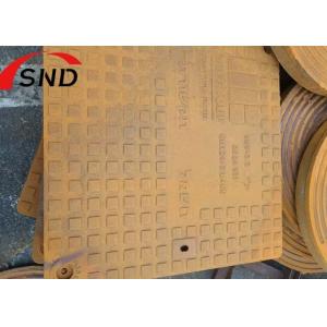 Square Ductile Iron Manhole Cover C250 with Single Seal Compliant with DIN EN124