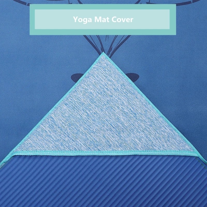 16 Patterns Printed Yoga Towel 185X63cm Microfiber Cover Yoga Mat Towel