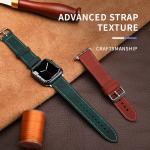 Apple Watch Leather Look Band Bracelet for 38mm 40mm 42mm 44mm Series 7 6 SE 5 4