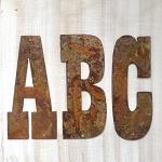 0.8mm - 5mm Thick Corten Steel Sculpture Love Outdoor Sculpture Statue Rustproof