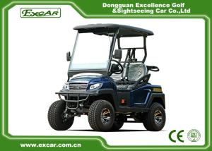 China Four Wheel Fuel Type 48 Volt Electric Golf Carts 2 Seater , Charging Time 8-10 Hours factory