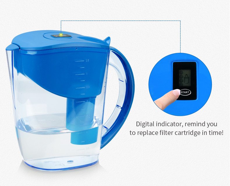 Customized 3.5L BPA Free Alkaline Water Pitcher , Brita Classic Filter Jug