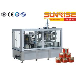 Automatic Liquid Paste Cans Filling Machine, 4 Capping Head Number