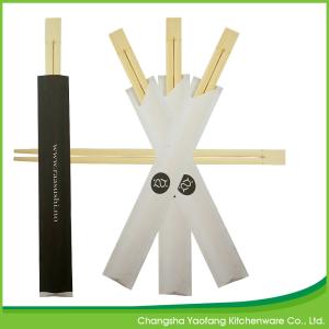China Disposable Bamboo Chopsticks 4.5 4.8 5.0mm Thickness For Sushi Shop factory