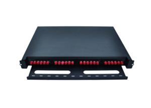 China 1 U 24 cores FC High Density MPO Fiber Optic Patch Panel factory