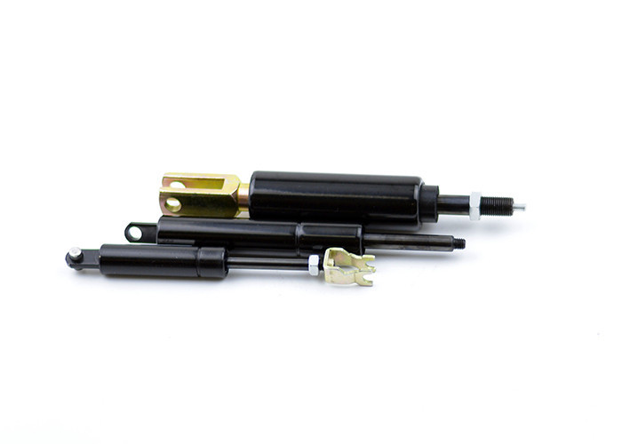 Black Small Gas Spring Struts Lift Assist Customized Stroke 14mm 28mm Diameters For Medical Equipment
