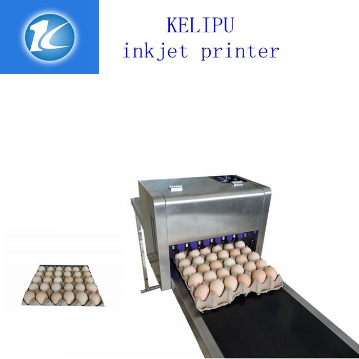 Whole Plate Egg Inkjet Marking Machine With Thermal Foam Type Multiple Nozzle