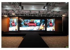 China Customized 5mm Full Color Outdoor Led Video Wall Rent 160 * 160mm Energy saving factory