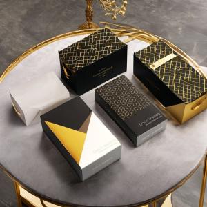 China Coated Paper Logo Acceptable Skincare Packaging Tuck End Cosmetic Box For Small Gifts Shower Gel Shampoo Chocolate Perfume factory