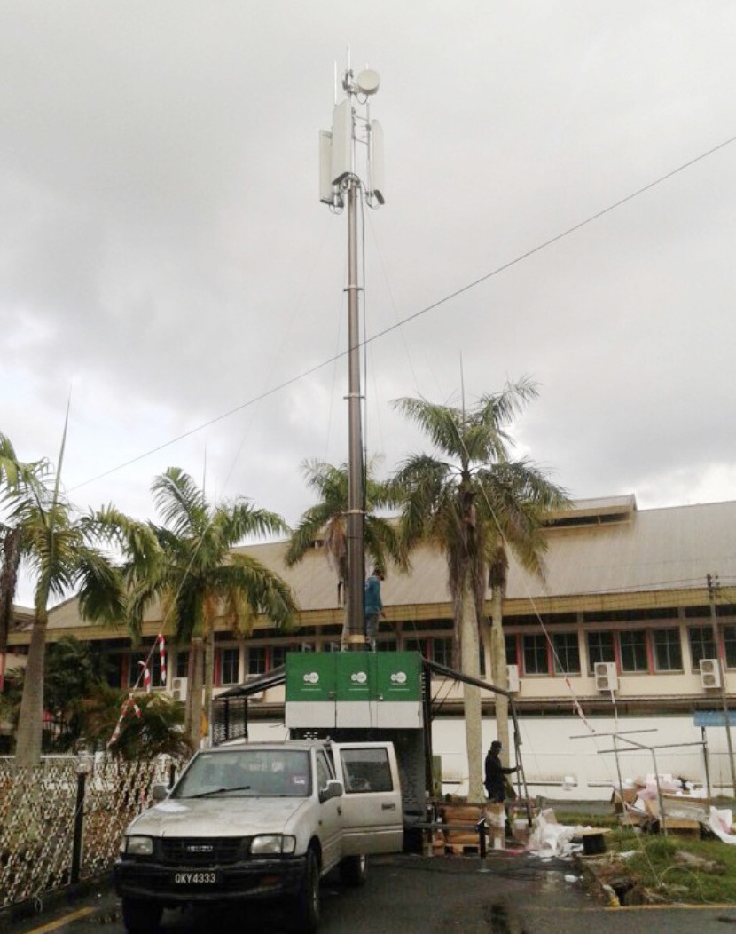 25m lockable pneumatic telescopic mast 150kg payloads NR3900-25000-150L for mobile telecom antenna broadcasting