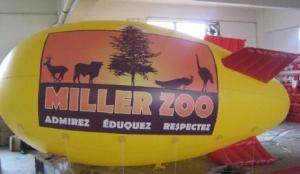 China customized giant advertising lighting inflatable blimp balloon factory