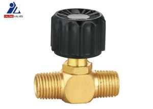 China Male X Male NPT Forged Brass Gas Valve Needle 1.0MPa Copper Water factory