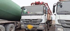 China 2014 Putzmeister 56m Truck Crane High Productivity 180m 178 Red for Construction factory