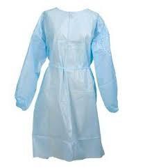 China Blue Disposable Isolation Gown Multipurpose For General Medical Supplies factory