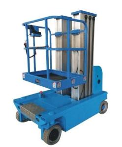 China 12m 340KG Lift Aluminum Alloy Forklift Work Platforms factory
