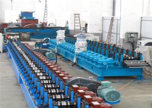 China Door Hinge Profile Roll Forming Machine , Auto Cold Rolling Machine Flying Welding factory